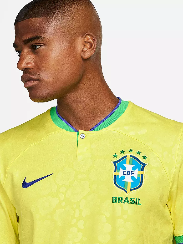 Nike Herren Heimtrikot Brasilien Wm Gelb